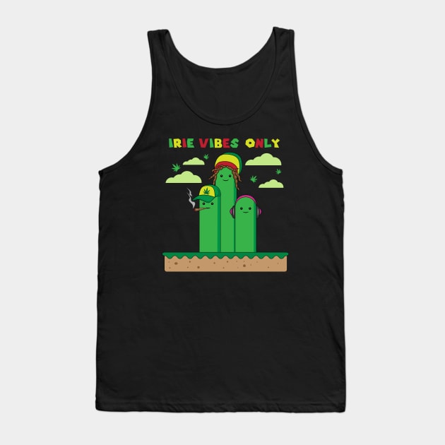 Irie Vibes Only Tank Top by MightyShroom